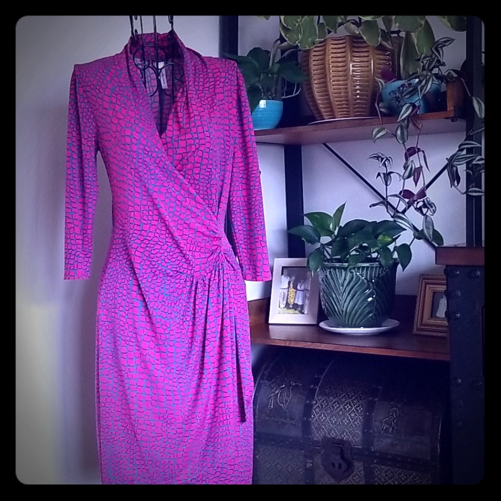 Faux wrap dress size small